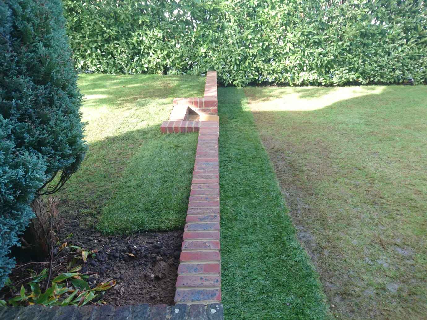 caterham wall and sleepers