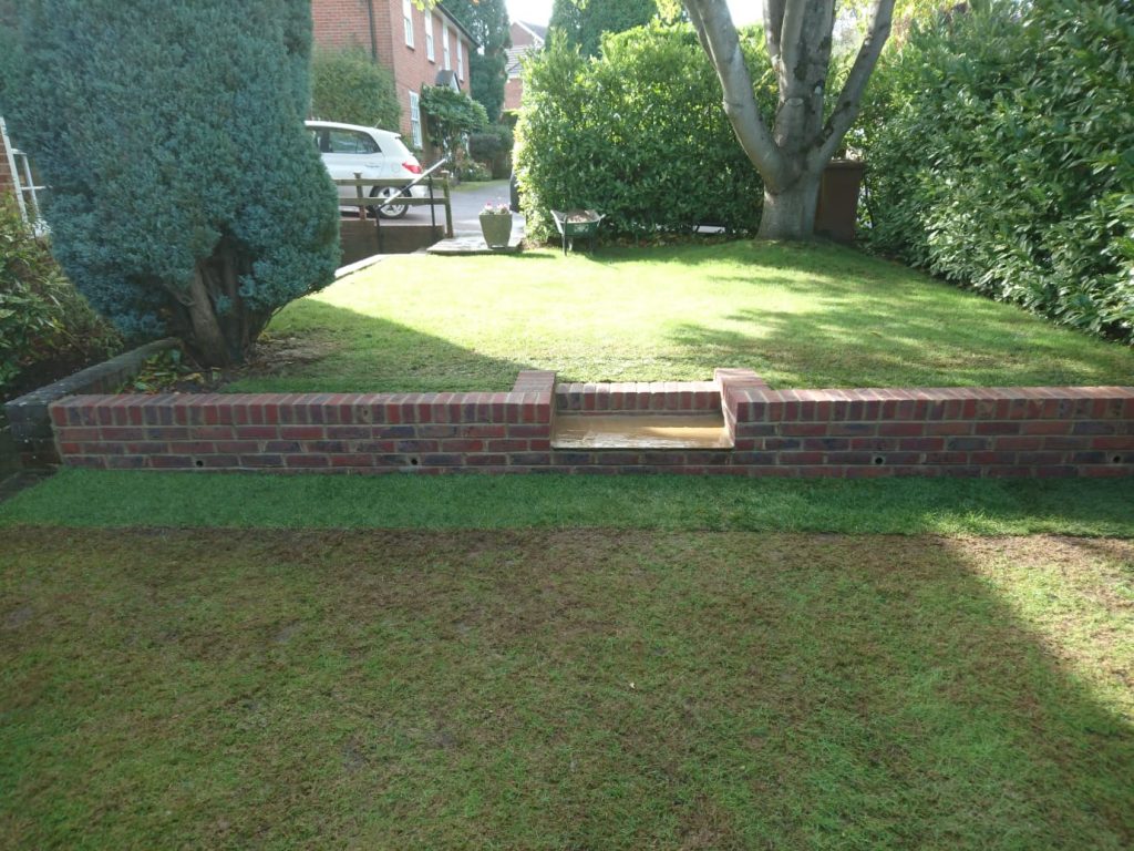 caterham wall and sleepers