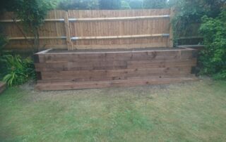 Rear Garden Retaining Wall