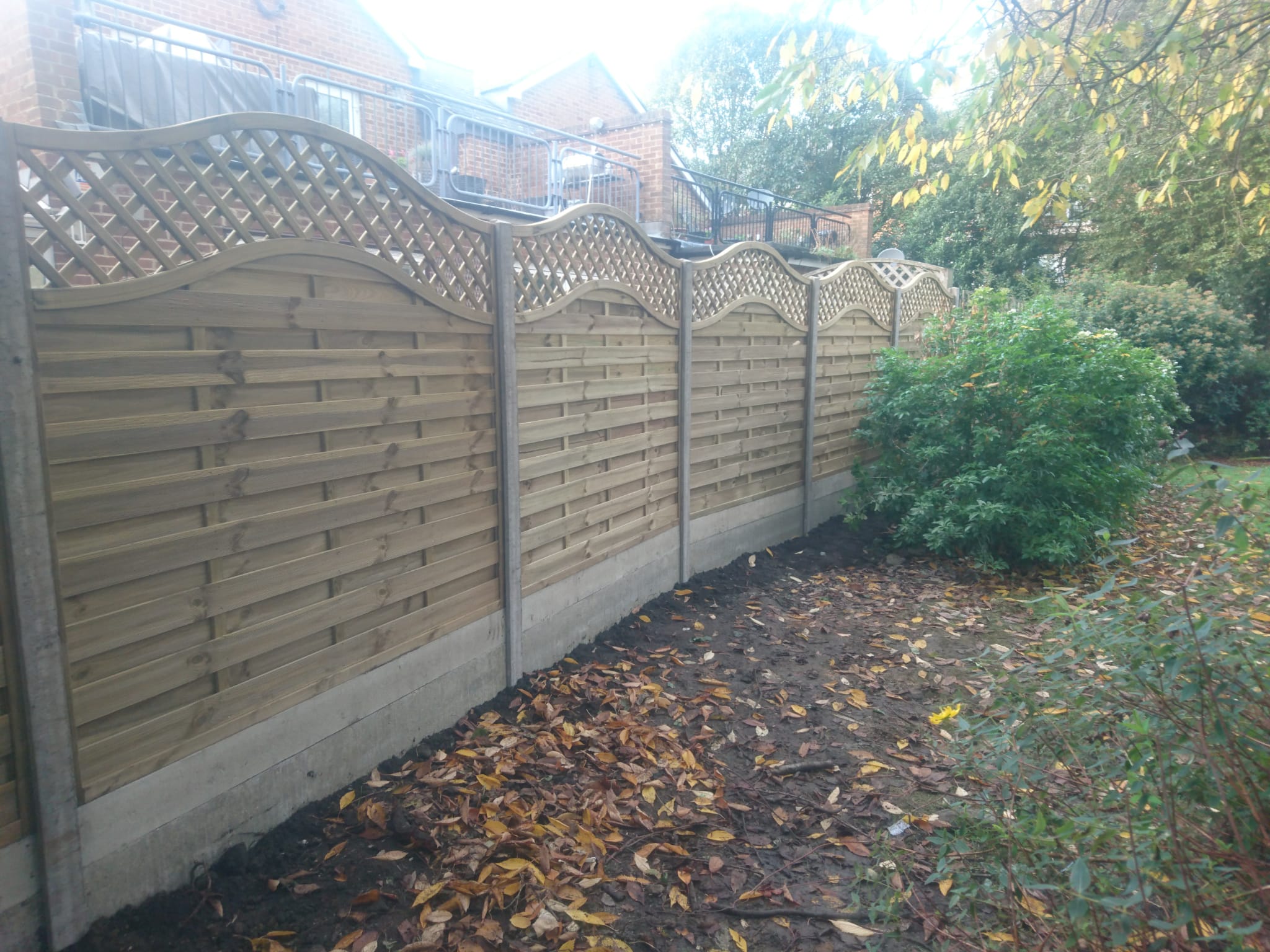 new fence fitted in Lee Lewisham SE13