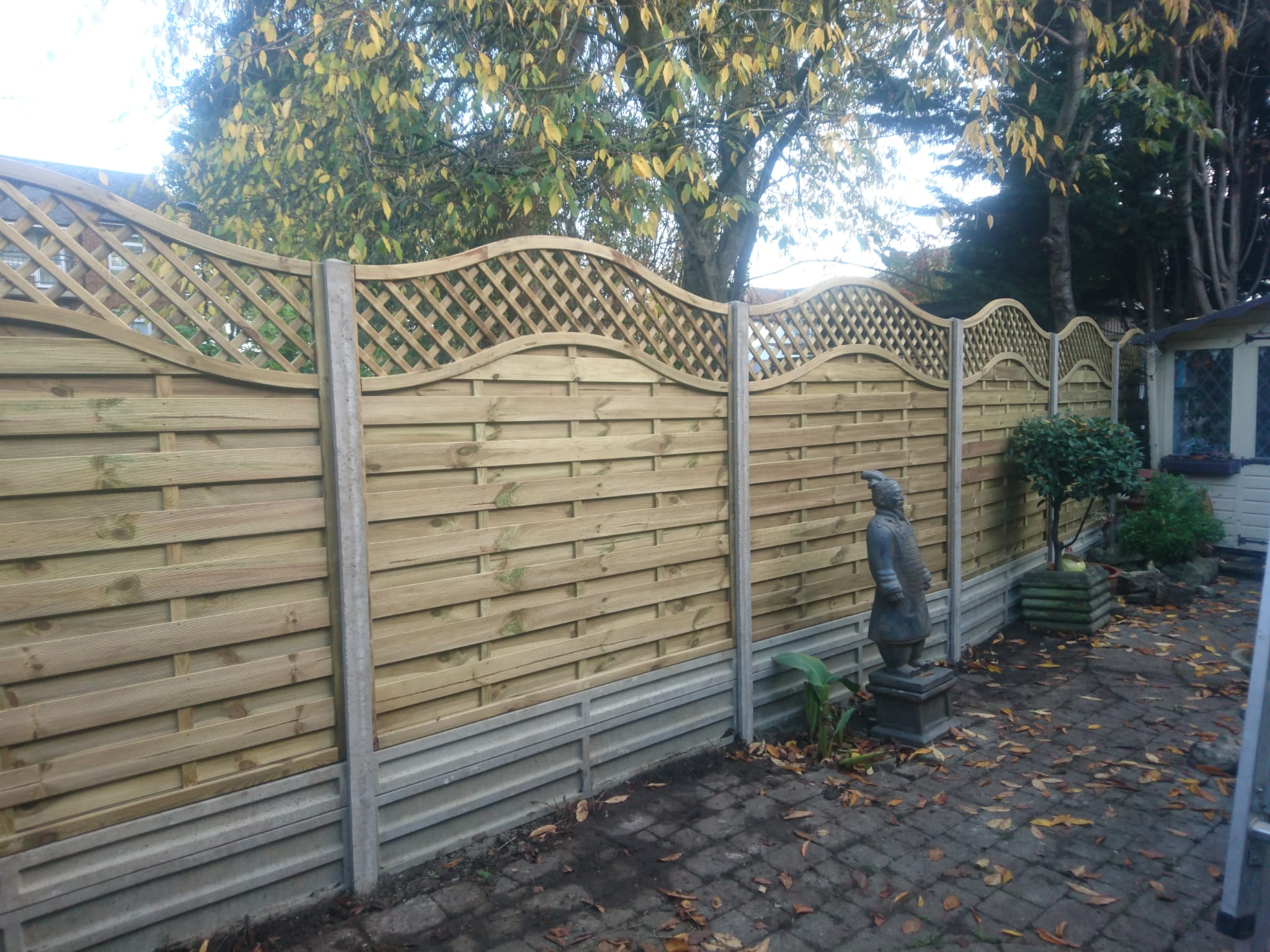 new fence fitted in Lee Lewisham SE13