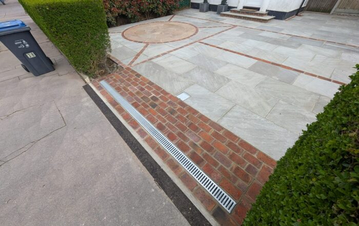 Driveway & Patio Transformation in Croydon & Bromley – Natural Sandstone Installation