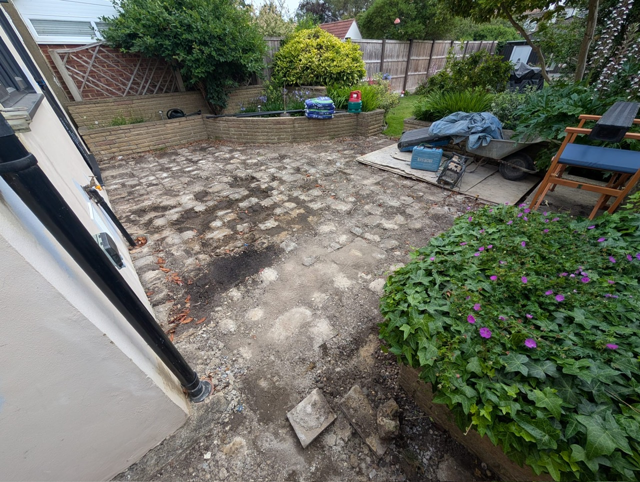 New Raj Green Indian Sandstone Patio in Bexley