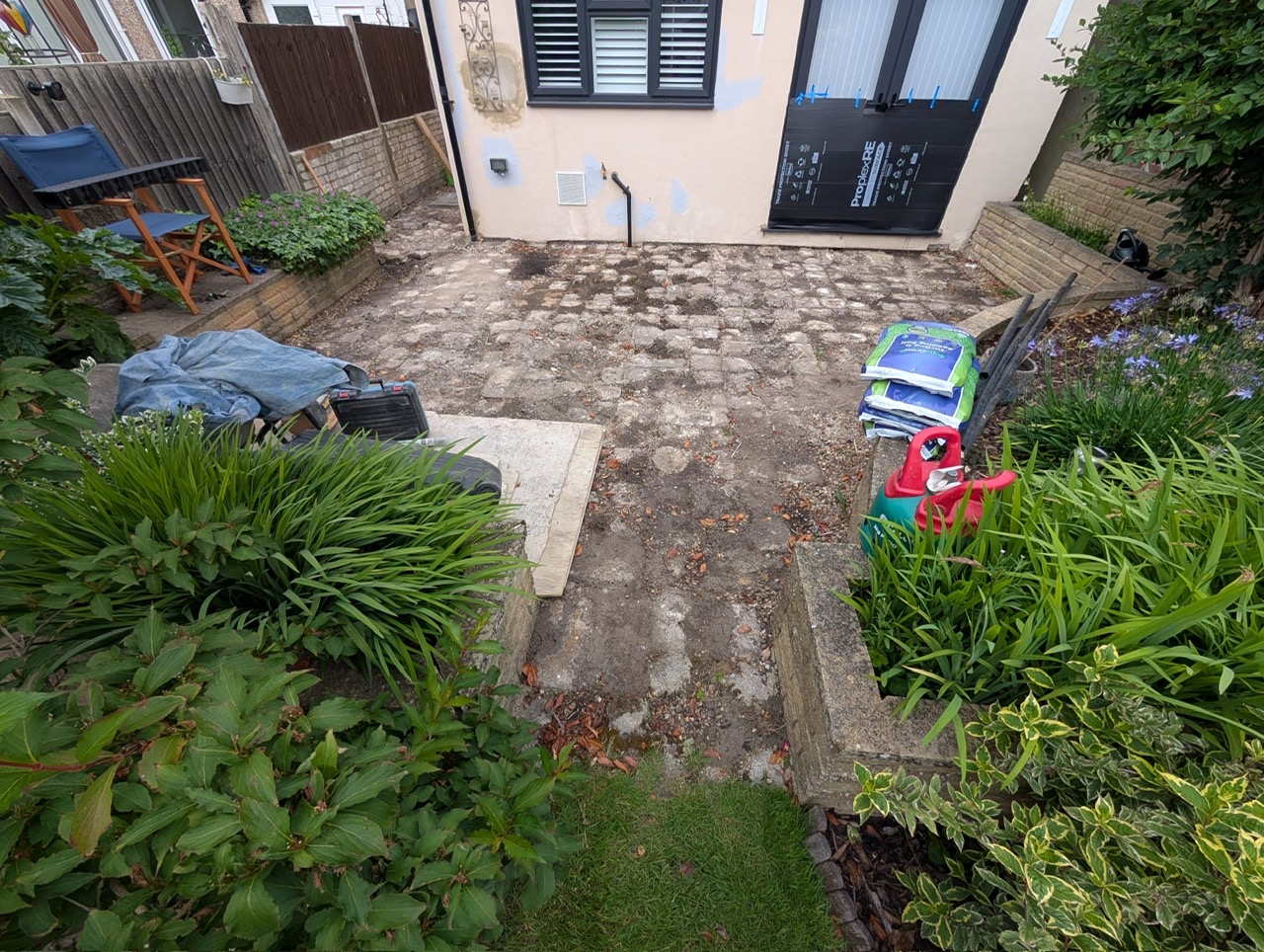 New Raj Green Indian Sandstone Patio in Bexley